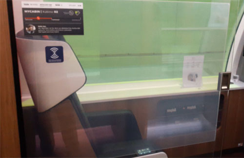 Inteligentna folia Biłgoraj - w pociągu włączona